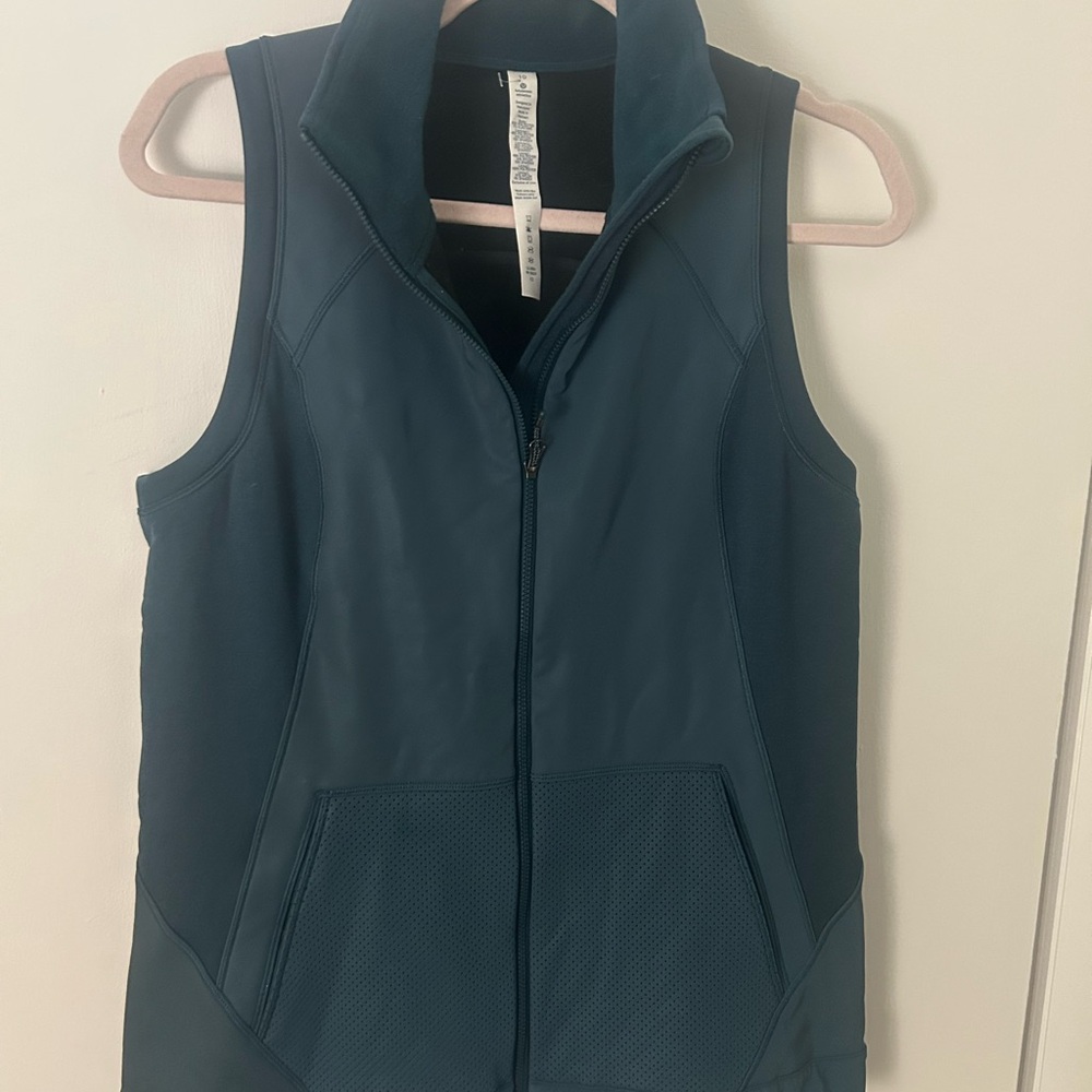 lululemon athletica Deep Teal Zip-Up Performance Vest